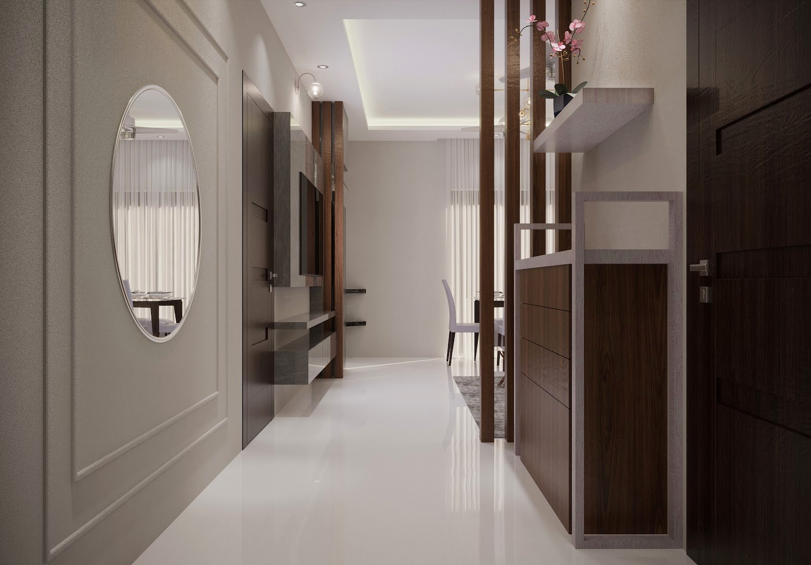 S J Enclave interiors — photograph 2