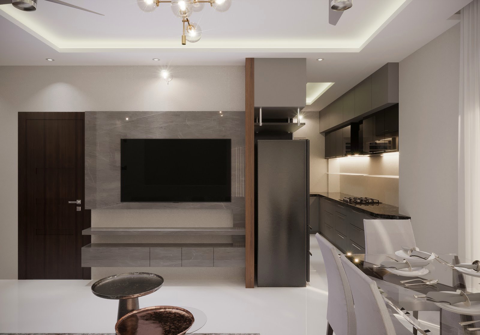 S J Enclave interiors — photograph 4