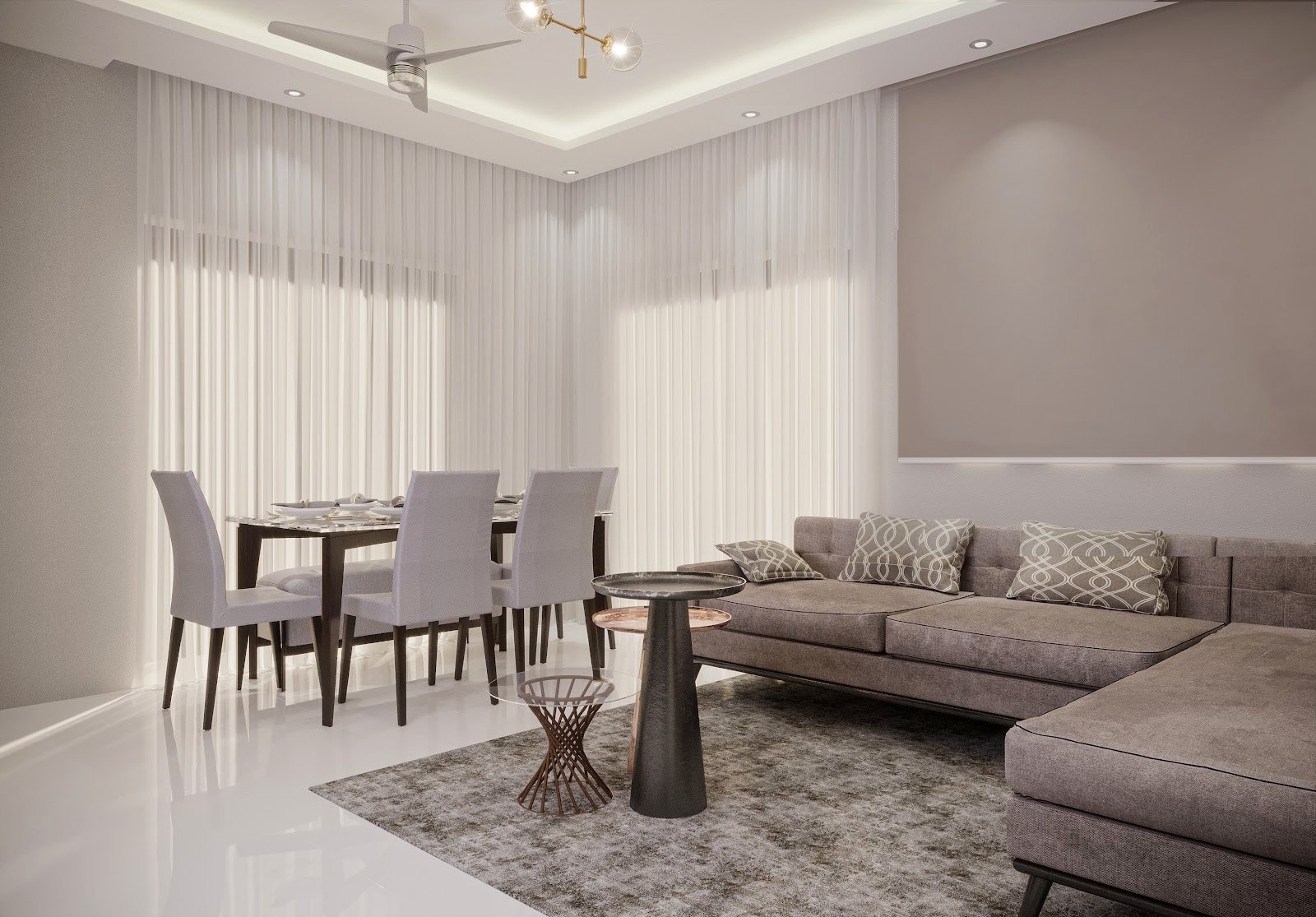 S J Enclave interiors — photograph 3