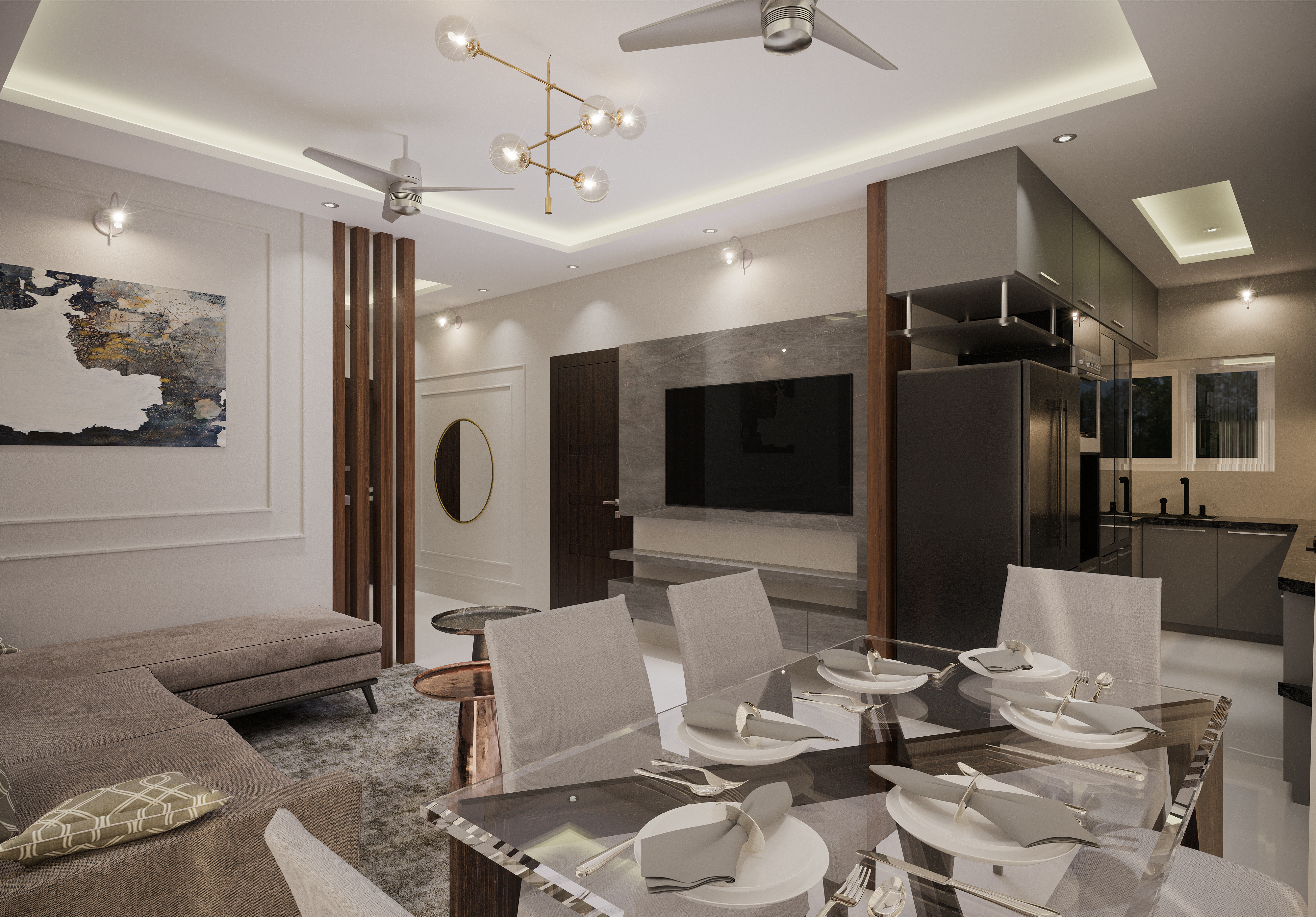 S J Enclave interiors — photograph