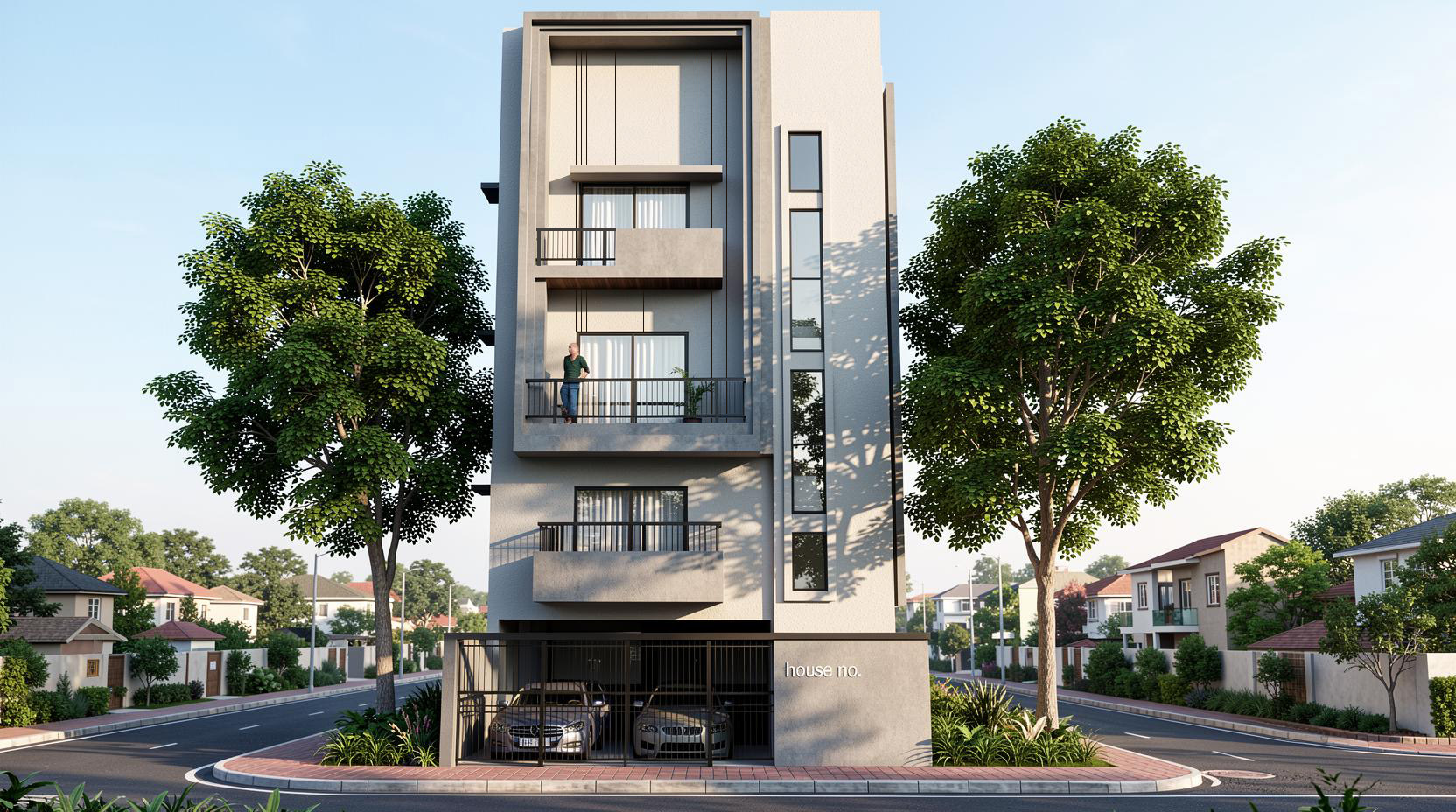 Project Whitefield Residence for Mr. fasi Ur Rahman — 3d visualization